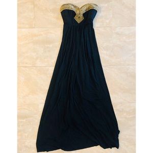 Bebe Strapless Maxi Dress